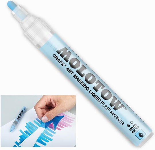 Molotow Μαρκαδόρος Ασημί για Γυαλί