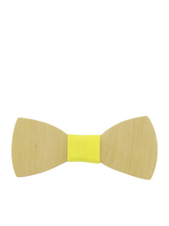 JFashion Baby Wooden Bow Tie Yellow