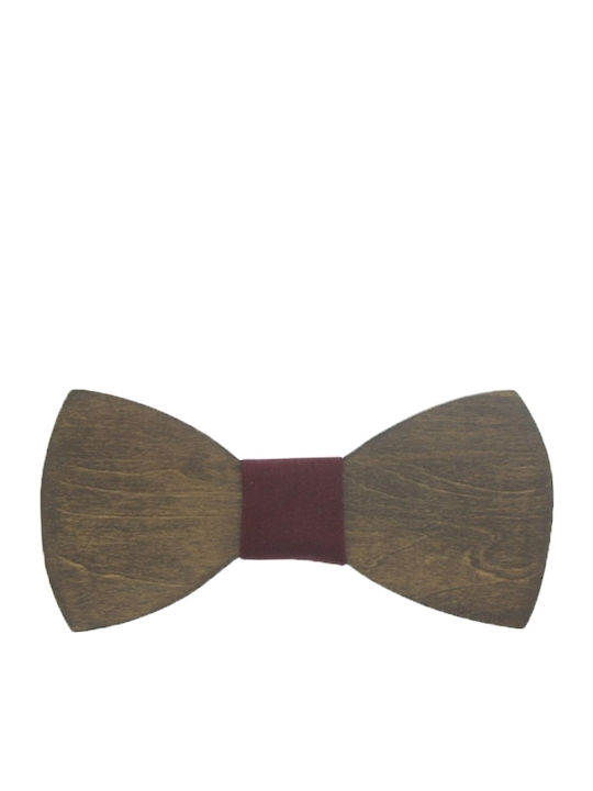 JFashion Baby Wooden Bow Tie Brown