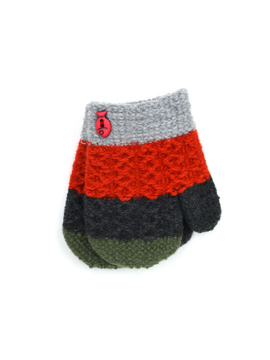 Extan Bebe Knitted Kids MIttens Gray