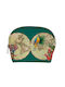 Kiub Παιδικό Πορτοφόλι Κερμάτων με Φερμουάρ για Κορίτσι Πράσινο 25Y01