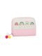 Trend Haus Παιδικό Πορτοφόλι με Φερμουάρ για Κορίτσι Ροζ 954367