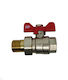 Slovarm Valve / Switch Straight 1/2" Male/Female with Connector