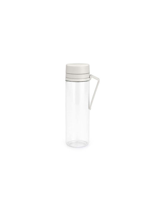 Brabantia Μπουκάλι Νερού Γυάλινο με Βιδωτό Καπάκι Γκρι 500ml