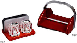 Karvounis Napkin Holder Set with Stand 9387