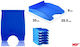 Madrid Papel Plastic Filing Tray Blue 35x25.5x6cm