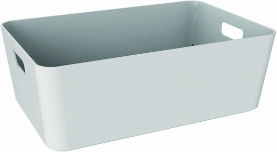 DEA home Καλάθι Αποθήκευσης Πλαστικό Λευκό 4.5lt
