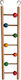 Glee Wooden Bird Cage Game Staircase 32x7.5cm 05485