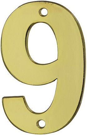 Thirard Hausnummer 9 in Gold Farbe 5.1cm 00967199