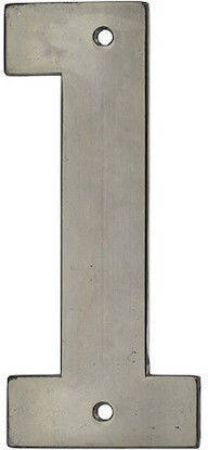 Thirard Πινακίδα με Αριθμό 1 σε Μαύρο Χρώμα 8cm 00967161