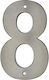 Thirard Hausnummer 8 in Schwarz Farbe 8cm 00967168