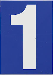 Thirard Πινακίδα με Αριθμό 1 σε Μπλε Χρώμα 9cm 00967181 Thirard Πινακίδα με Αριθμό 1 σε Μπλε Χρώμα 9cm 00967181