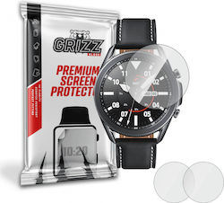 GrizzGlass HybridGlass Tempered Glass for the Huawei Watch 3Galaxy Watch 3 45mm 1pcs GrizzGlass HybridGlass Tempered Glass for the Huawei Watch 3Galaxy Watch 3 45mm 1pcs