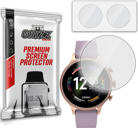 GrizzGlass HybridGlass Tempered Glass pentru Apple Watch 38mm 1buc