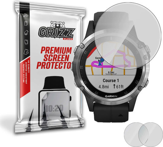 GrizzGlass Paperscreen Screen Protector for the Garmin Fenix 5/5 Plus 1pcs