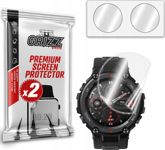 GrizzGlass CeramicFilm Screen Protector for the Amazfit T-Rex / T-Rex Pro 1pcs