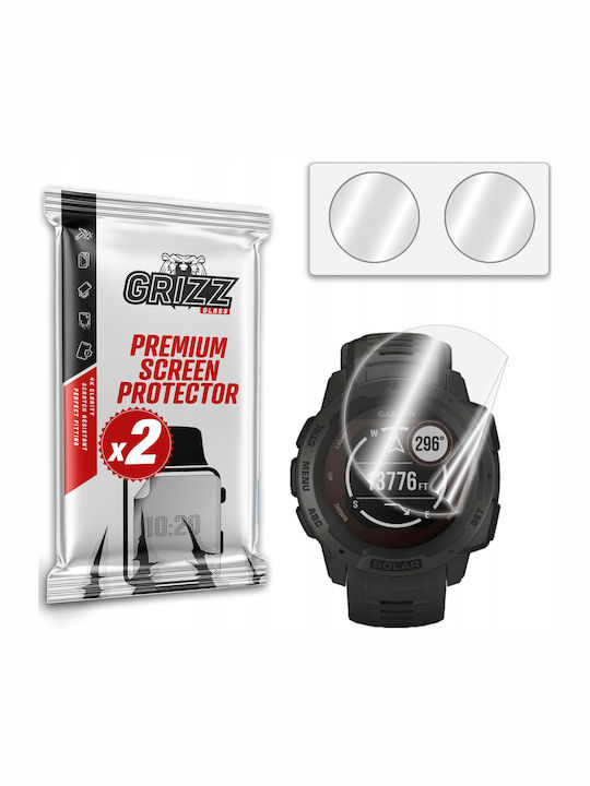 GrizzGlass CeramicFilm Displayschutzfolie für das Garmin Instinct 1Stück