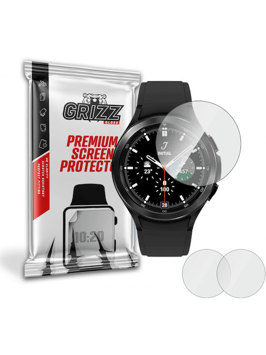 GrizzGlass HybridGlass Tempered Glass for the Huawei Watch 4Galaxy Watch 4 Classic 42mm 1pcs
