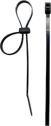 Spap Plastische Kabelbinder 200mmx2,8mm in Schwarz Farbe (100 Stück) 4100813