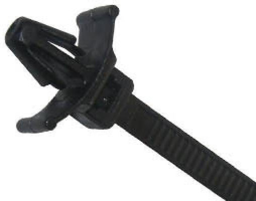 Topelcom Kunststoff Kabelbinder 201mmx4.8mm in Schwarz Farbe (100 Stück) 02.012.0165