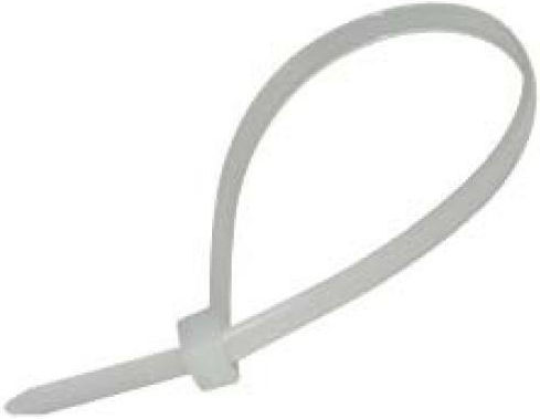 Plastische Kabelbinder 650mmx9mm in Weiß Farbe (100 Stück) 02.012.0121