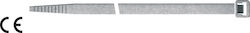 Maurer Plastic Cable Ties 780mmx9mm In Grey Colour 100 Pieces 96854