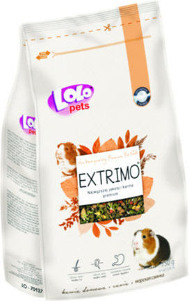 Lolo Pets Main Food with Grains for Guinea Pig 750gr