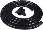 Cable Spiral 28mm 3m Black