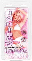 leather Harness με Dildo σε Μωβ Χρώμα