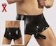 LateX Underwear with Dildo in Black Color