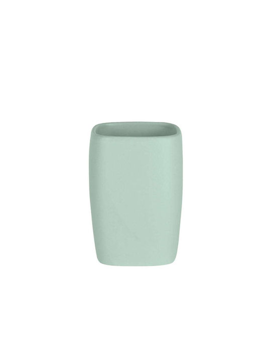 Spirella Tabletop Cup Holder Ceramic Pastel Green