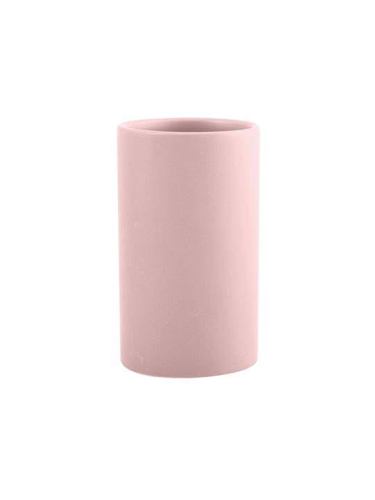 Spirella Tisch Getränkehalter Keramik Rosa