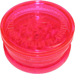 Τριφτησ-grinder Πλαστικος 60 Χ 25mm 2 Θεσεων Κοκκινος
