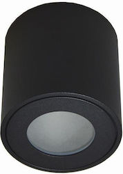 Bowi Spot Deckenleuchte für den Außenbereich GU10 in Schwarz Farbe BW0047