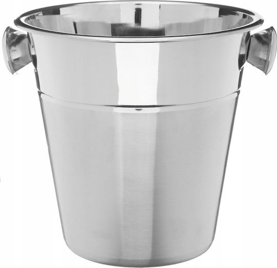 Atmosphera Marva Double Finish Wine Cooler Metallic with Dimensions 22x20.5x20.5cm