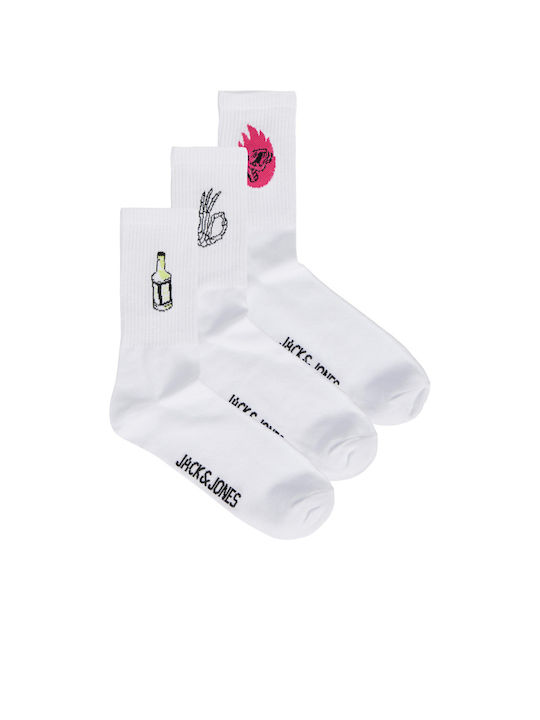 Jack & Jones TENNIS Socken Weiß 3Pack