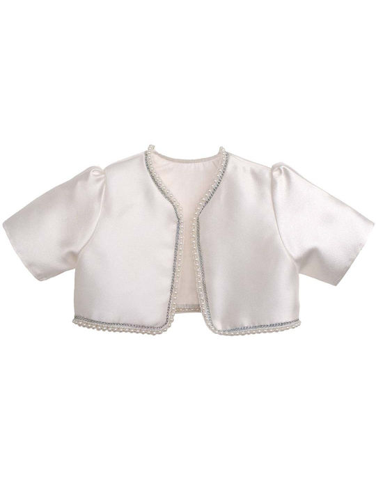 Nst Nastasia Princess Andeline D'havre Weißes Gestricktes Taufstrickjacke