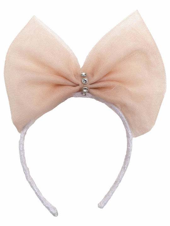 Nst Nastasia Pink Baptism Hair Accessory made of Lace