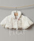 Designer's Cat Rosa Taufmantel aus Pelz