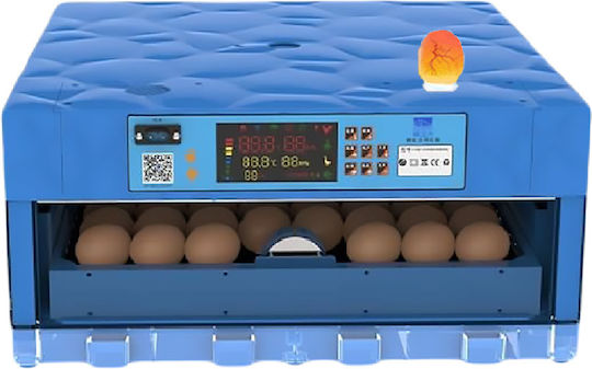 Automatic Incubator 64 Eggs with Steam System and Battery Support XWA-64-M
