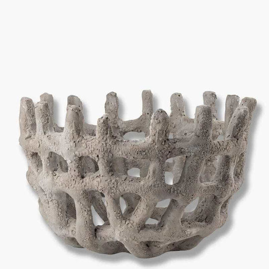 Mette Ditmer Διακοσμητικό Μπωλ Κεραμικό Μπεζ 19x19x12.5cm