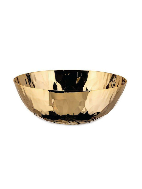 Alessi Διακοσμητικό Μπωλ Μεταλλικό Χρυσό 20.7x20.7x8cm