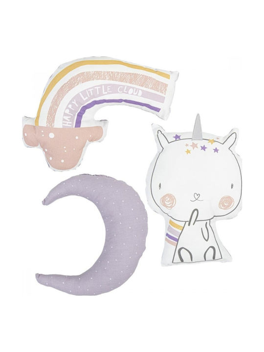 Bimbidreams Kids Decorative Pillow Bimbidreams White 30x30cm