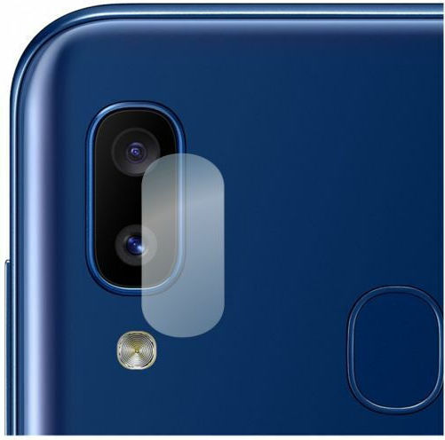 Camera Protection Tempered Glass Black for the Samsung A20E