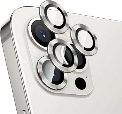 Kameraschutz Gehärtetes Glas Silver für das iPhone 13 Pro Max