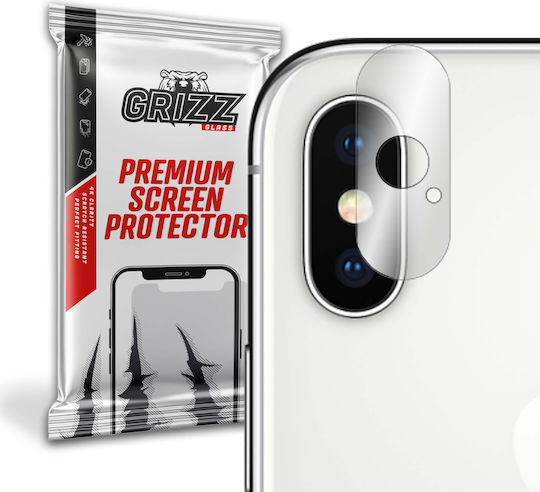 GrizzGlass Protecție Cameră Tempered Glass Transparent pentru iPhone X