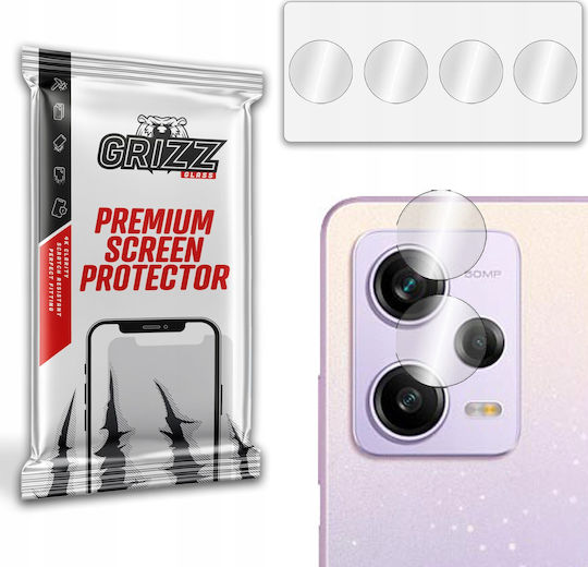 GrizzGlass Protecție Cameră Tempered Glass Transparent pentru Redmi Note 12 Pro