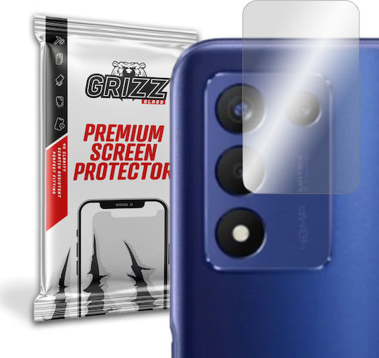 GrizzGlass Kameraschutz Gehärtetes Glas Transparent für das Realme 9
