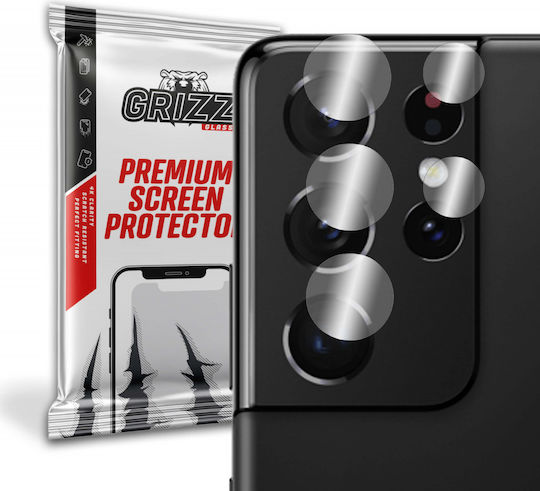 GrizzGlass Προστασία Κάμερας Tempered Glass Διάφανο για το Galaxy S21 Ultra 5G