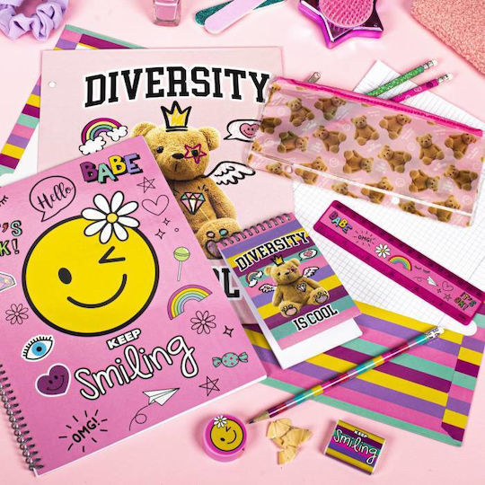 Tri-Coastal Design Smiling Kids Stationery Set 11 Pieces